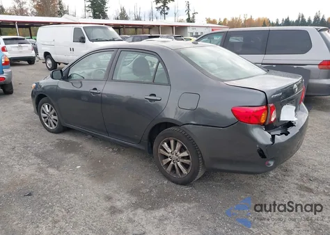 2009 Toyota Corolla Xle из США, поврежденный, VIN 2T1BU40E69C171399